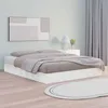 Image de vidaXL Cadre de lit Blanc 140x200 cm Bois massif 820677