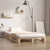 Image de vidaXL Lit de palette 90x200 cm bois de pin massif 821377