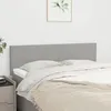 Image de vidaXL Têtes de lit Gris clair 144x5x78/88 cm Tissu 345784