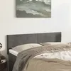 Image de vidaXL Têtes de lit Gris foncé 144x5x78/88 cm Velours 345799