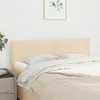 Image de vidaXL Têtes de lit Crème 144x5x78/88 cm Tissu 345929