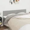 Image de vidaXL Têtes de lit Gris clair 180x5x78/88 cm Tissu 345964