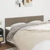 Image de vidaXL Têtes de lit Taupe 180x5x78/88 cm Tissu 345968