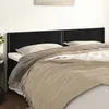 Image de vidaXL Têtes de lit Noir 200 x 5 x 78/88 cm Velours 346000