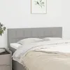 Image de vidaXL Têtes de lit Gris clair 144x5x78/88 cm Tissu 346046
