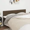 Image de vidaXL Têtes de lit Marron foncé 160 x 5 x 78/88 cm Tissu 346161