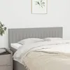 Image de vidaXL Têtes de lit Gris clair 144x5x78/88 cm Tissu 346242