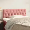 Image de vidaXL Tête de Lit Meuble de Chambre à Coucher Accessoire de Lit Simple Tête de Cadre de Lit Maison Intérieur Rose 346325