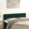 Image de vidaXL Têtes de lit Vert foncé 144x7x78/88 cm Velours 346351