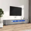 Image de vidaXL Ensemble de Meubles TV avec Lumières LED 3 pcs Centres de Divertissement Armoires Multimédia Meubles de Salle de 3120174