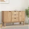 Image de vidaXL Buffet OTTA 1135x43x73 cm Bois massif de pin 348591