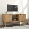 Image de vidaXL Meuble TV OTTA 1135x43x57 cm Bois de pin massif 348594