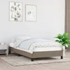 Image de vidaXL Cadre de lit sans matelas taupe 90x200 cm tissu 346692