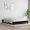 Image de vidaXL Cadre de lit sans matelas noir 140x190 cm tissu 346714