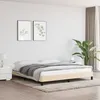 Image de vidaXL Cadre de lit sans matelas crème 180x200 cm tissu 346741