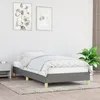 Image de vidaXL Cadre de lit sans matelas gris foncé 90x190 cm tissu 346779