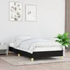Image de vidaXL Cadre de lit sans matelas noir 90x200 cm tissu 346788