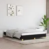 Image de vidaXL Cadre de lit sans matelas noir 140x190 cm tissu 346812