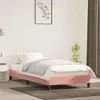 Image de vidaXL Cadre de lit sans matelas rose 100x200 cm velours 346963