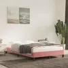 Image de vidaXL Cadre de lit sans matelas rose 120x200 cm velours 346969