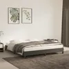 Image de vidaXL Cadre de lit sans matelas gris foncé 160x200 cm velours 346983