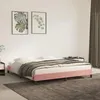 Image de VidaXL Cadre de lit sans matelas rose 180x200 cm velours 346993