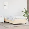 Image de vidaXL Cadre de lit sans matelas crème 90x190 cm tissu 347031