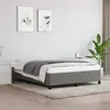 Image de vidaXL Cadre de lit sans matelas gris foncé 140x190 cm tissu 347059