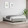 Image de vidaXL Cadre de lit sans matelas gris clair 140x200 cm tissu 347066
