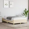 Image de vidaXL Cadre de lit sans matelas crème 120x200 cm tissu 347154