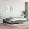 Image de vidaXL Cadre de lit sans matelas gris foncé 180x200 cm tissu 347182