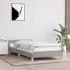 Image de vidaXL Cadre de lit sans matelas gris clair 80x200 cm tissu 347367