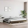 Image de vidaXL Cadre de Lit avec Tête de Lit Sommier à Lattes Lit Rembourré Cadre à Lattes Lit Double Adulte Chambre Intérieur 347442