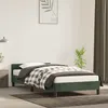 Image de vidaXL Cadre de Lit avec Tête de Lit Sommier à Lattes Lit Rembourré Cadre à Lattes Lit Simple Adulte Chambre Intérieur Vert 347558