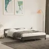 Image de vidaXL Cadre de lit sans matelas gris foncé 140x200 cm velours 347574