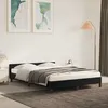 Image de vidaXL Cadre de lit sans matelas noir 140x200 cm velours 347575