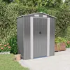 Image de vidaXL Abri de jardin Gris clair 192x108x223 cm Métal galvanisé 319269