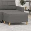 Image de 349272 vidaXL Repose-pied Gris foncé 70x55x41 cm Tissu