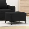 Image de vidaXL Repose-pied Pouf de Chambre à Coucher Tabouret de Canapé Meuble de Salle de Séjour Maison Intérieur Noir 60x50x41 cm 349298