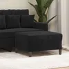 Image de 349322 vidaXL Repose-pied Noir 70x55x41 cm Velours