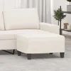 Image de 349366 vidaXL Repose-pied Beige 70x55x41 cm Tissu microfibre