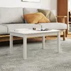 Image de 814280 vidaXL Table basse Blanc 80x50x40 cm Bois massif de pin