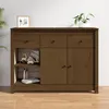 Image de 814557 vidaXL Buffet Marron miel 100x35x74 cm Bois massif de pin