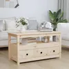 Image de vidaXL Table basse 102x49x55 cm Bois massif de pin 820931