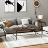 Image de 819391 vidaXL Table basse Chêne marron 100x50x35 cm Bois dingénierie