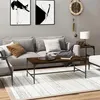 Image de vidaXL Table basse Chêne fumé 80x50x35 cm Bois dingénierie 819394