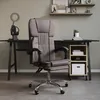 Image de vidaXL Fauteuil Inclinable de Bureau Siège Inclinable Chaise dOrdinateur Dossier et Repose-pied Réglables Meuble de Bureau 349621