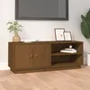 Image de vidaXL Meuble TV Marron miel 105x34x40 cm Bois de pin massif 818223