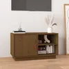 Image de vidaXL Meuble TV Marron miel 70x34x40 cm Bois de pin massif 818238