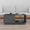 Image de vidaXL Table basse Gris 80x50x355 cm Bois massif de pin 818262